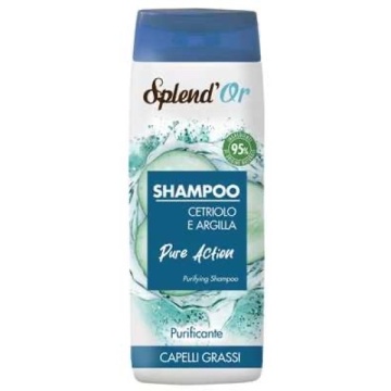 SPLENDOR SAMPON ARGILA SI CASTRAVETE PENTRU PAR GRAS 300 ML
