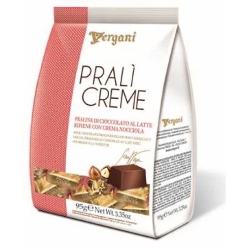 VERGANI PRALINE CIOCOLATA LAPTE NOCCIOLA 95 GR
