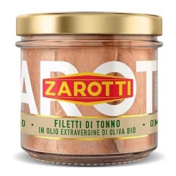 ZAROTTI TON ÎN ULEI DE MĂSLINE EXTRAVIRGIN BIO 110 G