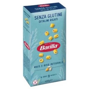 BARILLA FARA GLUTEN DITALINI 400 GR