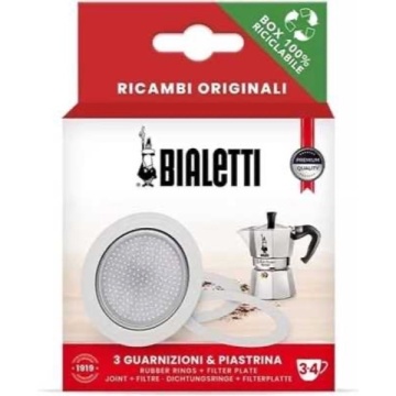 BIALETTI GARNITURA + FILTRU MOKA 3/4 CESTI