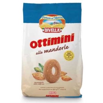 BISCUITI DIVELLA OTTIMINI CU MIGDALE 350 GR