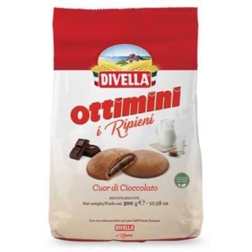 BISCUITI DIVELLA OTTIMINI UMPLUTI CU CIOCOLATA 300 GR