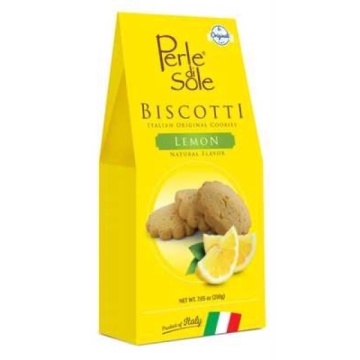 BISCUIȚI PERLE DI SOLE CU LĂMÂIE 200 G