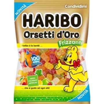 CARAMELLE HARIBO URSULETI DE AUR FRIZZI 150 GR