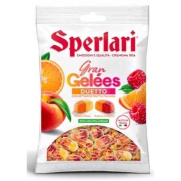 CARAMELLE SPERLARI JELEU DUETTO FRUCTE 150 GR