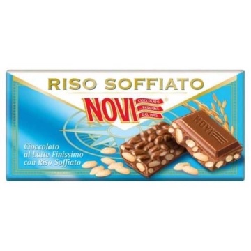 CIOCOLATA NOVI TABLETA LAPTE OREZ EXPANDAT 90 GR