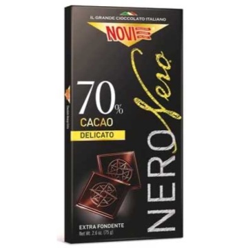 CIOCOLATA NOVI TABLETA NEAGRA 70% 75 GR