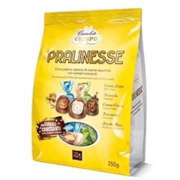 CRISPO PRALINESSE ASORTATE 250 GR