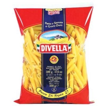 DIVELLA NR 27 PENNE ZITI RIGATI 500 GR
