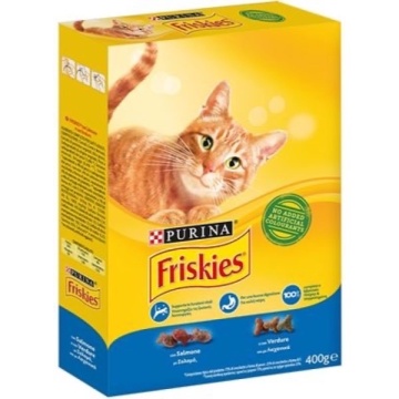 FRISKIES CROCHETE PISICA SOMON SI LEGUME 400 GR