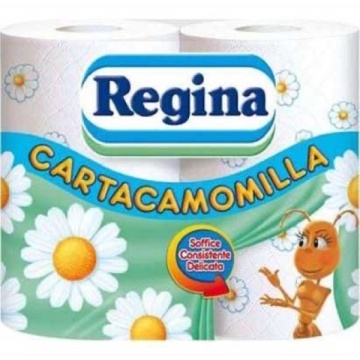 HARTIE IGIENICA REGINA CAMOMILLA 4 ROLE 3 STRATURI