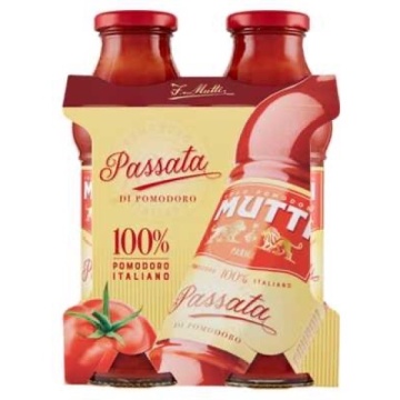 MUTTI PASSATA ROSII STICLA 2X400 GR