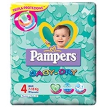 PAMPERS BABY DRY 4 MAXI 7-18 KG