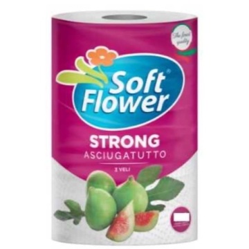 PROSOP HARTIE SOFT FLOWER X1 BOBINA MOV 125 FOI 3 STRATURI