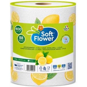 PULIUNTO SOFT FLOWER ROLĂ HÂRTIE 100 M 400 FOI