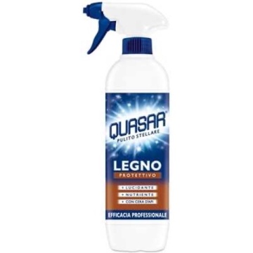 QUASAR LEMN SPRAY DETERGE LUSTRUIESTE PROTEJEAZA 580 ML