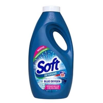 SOFT DETERGENT LICHID BLUE OXYGEN 45/50 SPALARI 2.25 L