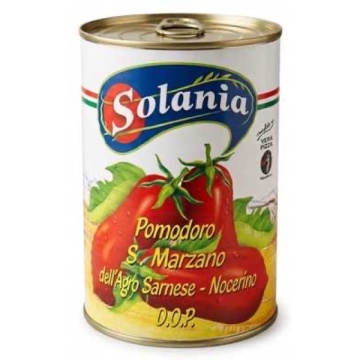 SOLANIA ROȘII DECOJITE SAN MARZANO 500 G