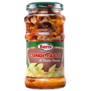 SOS PENTRU PASTE PESTO ROSU BERNI 285 GR