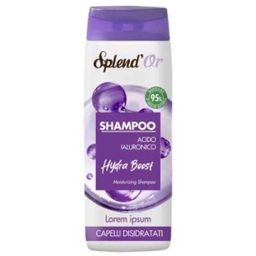 SPLENDOR SAMPON ALOE SI ACID HIALURONIC PENTRU PAR USCAT 300 ML