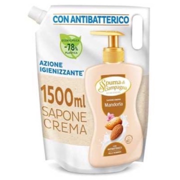 SPUMA DI SCIAMPAGNA SAPUN LICHID REZERVA LAPTE MIGDALE 1.3 L