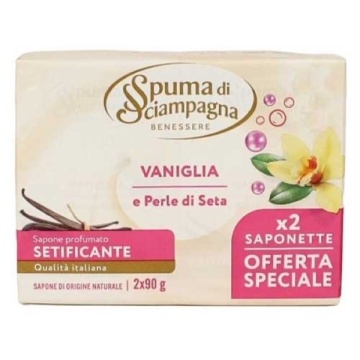 SPUMA DI SCIAMPAGNA SAPUN VANILIE MATASE 2 X 90 GR