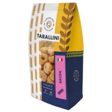 TARALLI BIELLEBI BACON 250 GR