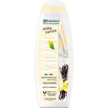 VIDAL GEL DE DUS LAPTE SI VANILIE 500 ML