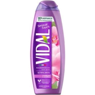 VIDAL GEL DE DUS SENSUAL TOUCH CAMELIA AMBRA 500 ML