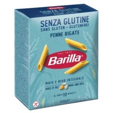 BARILLA FARA GLUTEN PENNE RIGATE 400 GR
