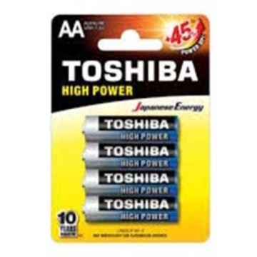 BATERII TOSHIBA AA ALCALINE 4 BUC
