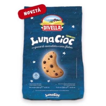 BISCUITI DIVELLA OTTIMINI LUNACIOC CRUNCHY 350 GR