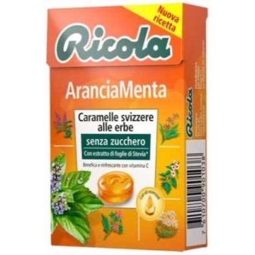 CARAMELLE RICOLA PORTOCALA MENTA 50 GR