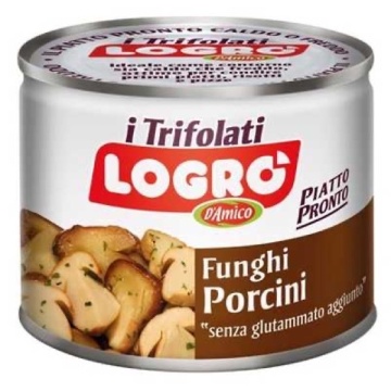 CIUPERCI PORCINI LOGRO CONSERVA 180 GR