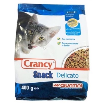 CRANCY HRANA PISICA CROCANTE MERLUCIU 400 GR