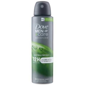 DOVE DEODORANT SPRAY ADVANCED MEN EXTRA FRESH 150 ML