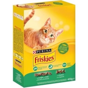 FRISKIES CROCHETE PISICA IEPURE PUI SI LEGUME 400 GR