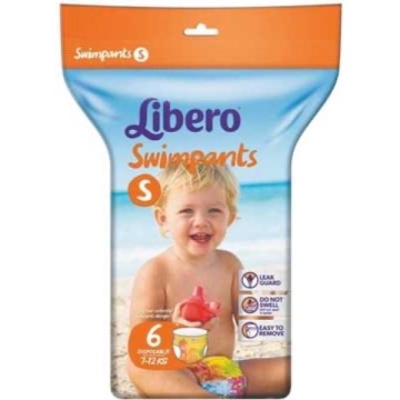 LIBERO SCUTECE PISCINA SWIM MARIME S 7-12 KG