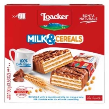 LOACKER LAPTE SI CEREALE 4X25 GR