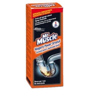 MISTER MUSCLE NIAGARA SARE PENTRU DESFUNDAT SCURGERI 250 GR