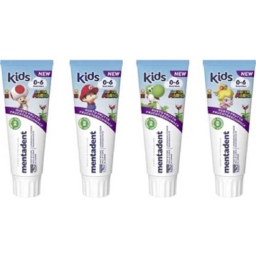 PASTA DINTI MENTADENT KIDS 0-6 ANI 75 ML COPII