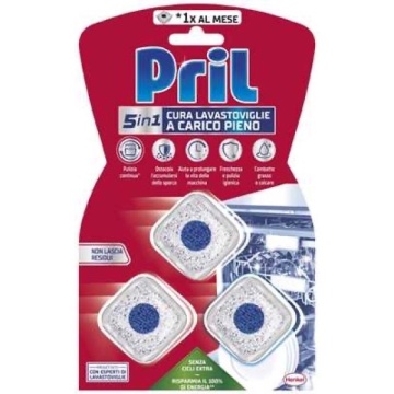 PRIL SOLUTIE INTRETINERE MASINA DE SPALAT VASE TABLETE 3 BUC