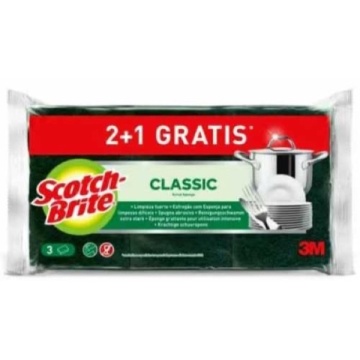 SCOTCH BRITE BURETE + FIBRA CLASSIC