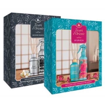 SET CADOU TESORI D'ORIENTE RATTAN + DEODORANT AMBIENT