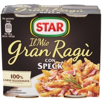 SOS STAR GRAN RAGU SPECK 2X180 GR