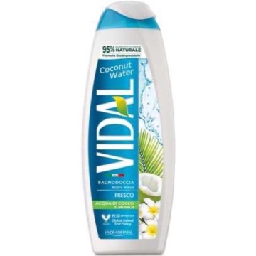 VIDAL GEL DE DUS COCONUT WATER 500 ML