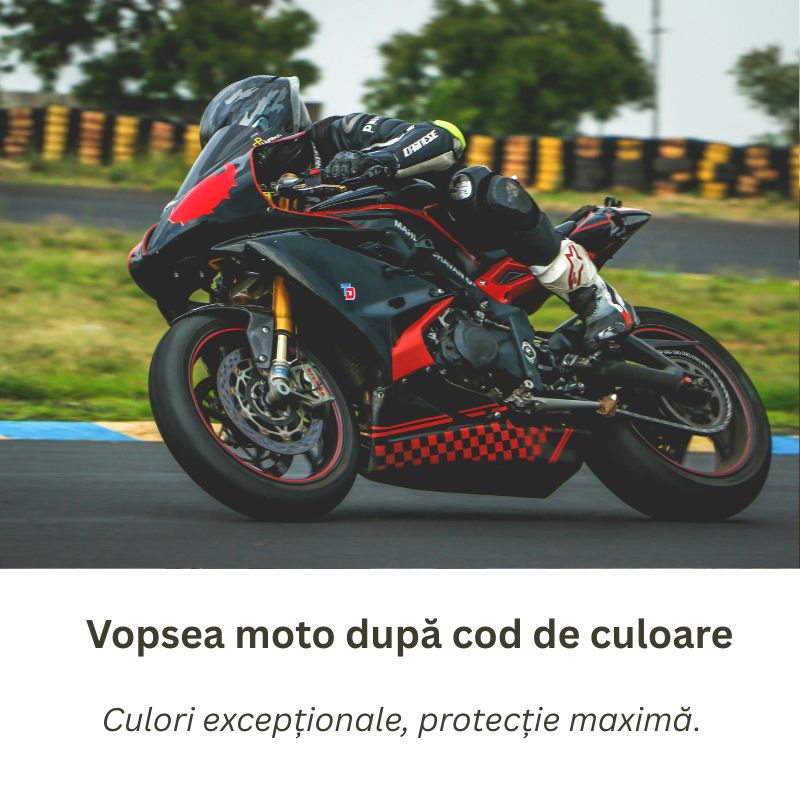 Vopsea motociclete preparata dupa codul de culoare original