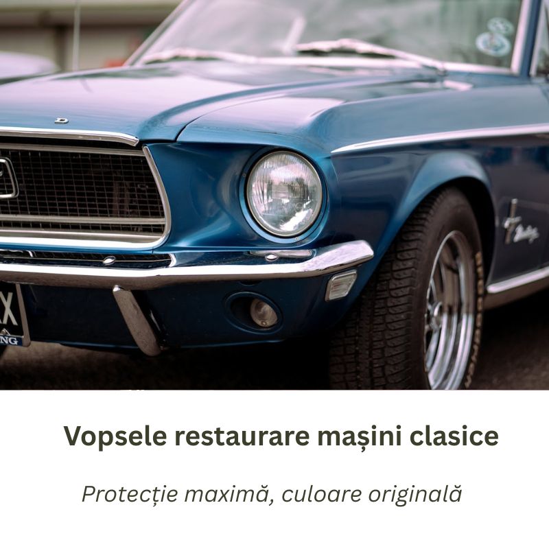 Vopsea auto pentru restaurare masini de epocă.