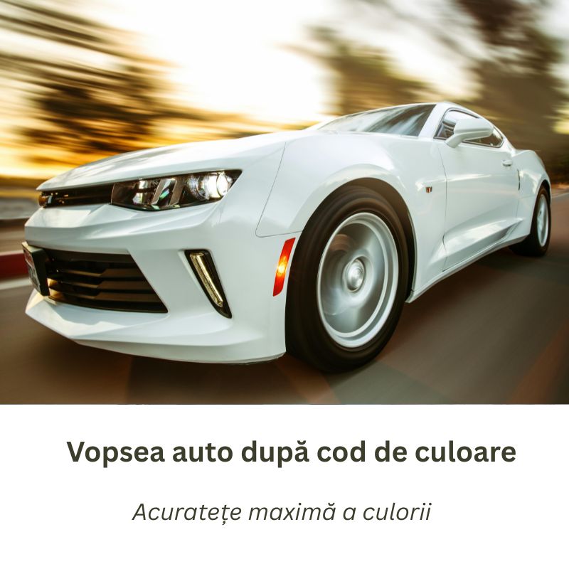 Vopsea auto profesionala preparata dupa codul de culoare